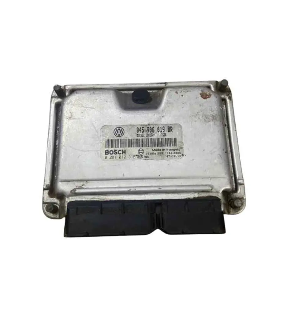 SEAT IBIZA SKODA FABIA OCTAVIA 1.4 TDI BNM 045 906 010 BR, 045906019BR, BOSCH 0 281012 318, 0281012318, 1039S11626 CALCULATEUR MOTEUR