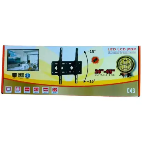 Support Télévision Mural Fixe 26 à 65 pouces AIRFLUX SUPPORT TV AF-C43 26"-65"