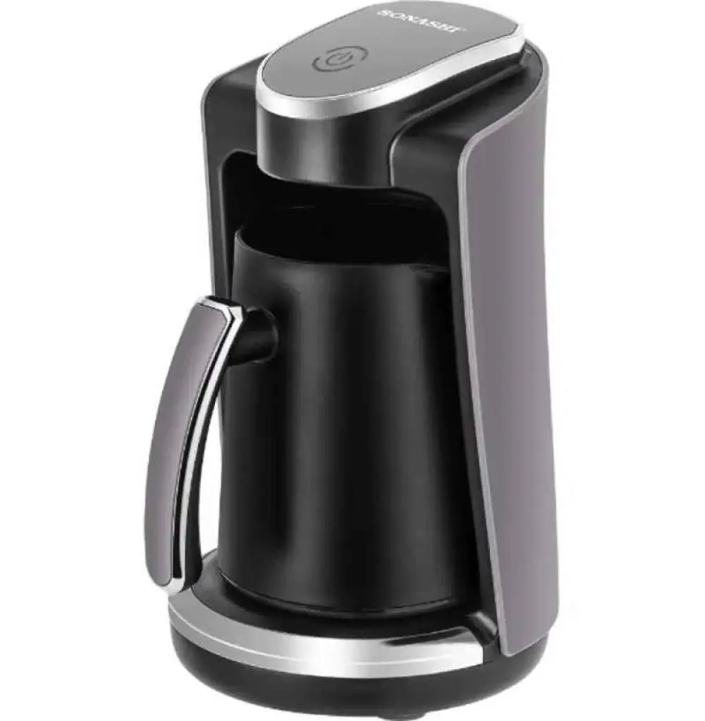 Cafetière turque 400ml 500W SONASHI STCM-4973 Noir/Argent