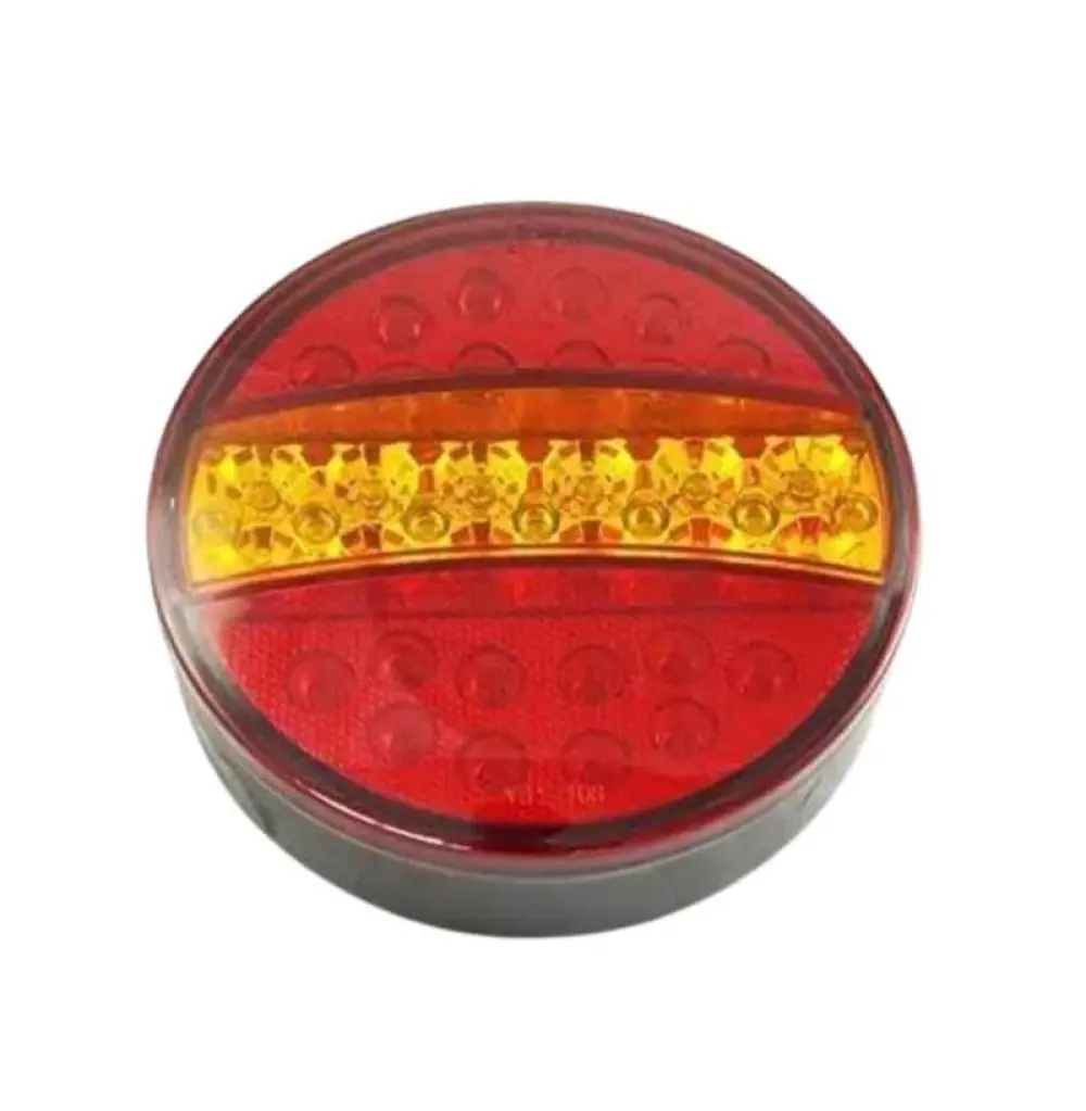 Feu arrière 2 x 24V Hamburger Universel LED, Feux Lampes Brouillard et Lampe marche arrière pour camion, remorque, benne basculante, caravane, bus C2 APD
