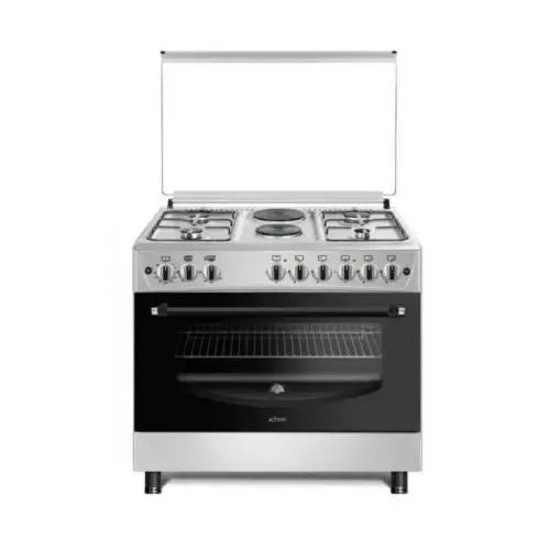 CUISINIERE ASTECH EL42GEL 90/60 6 FEUX - 4 FEUX GAZ & 2 FEUX ELECTRIQUE, CUIAST9090EL
