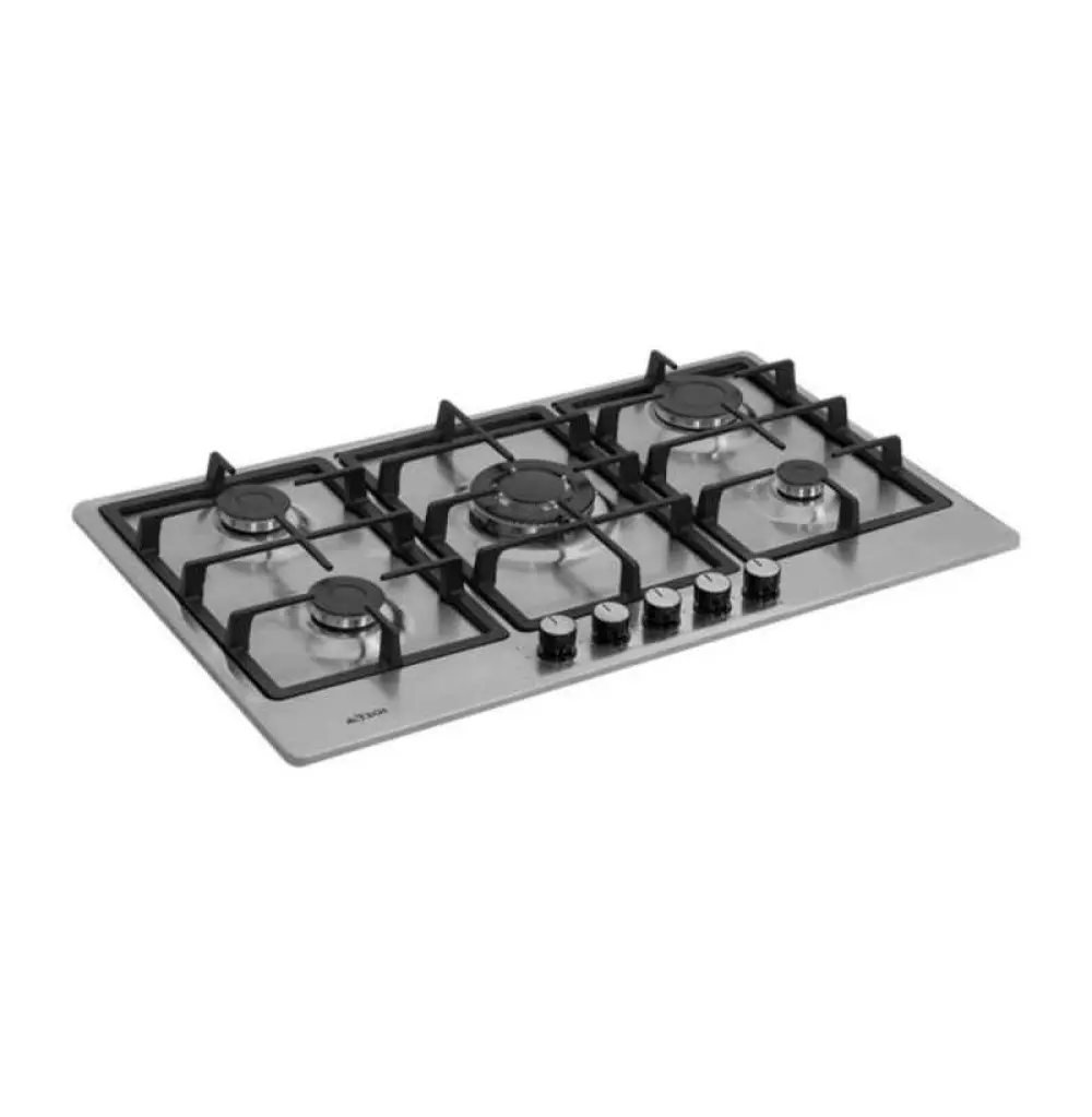 PLAQUE DE CUISSON ASTECH A GAZ PL90GA111GR 5 FEUX INOX, PLAAST0090GA