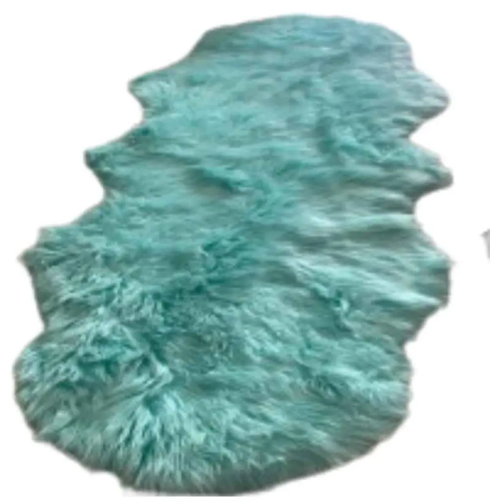 Tapis en fourrure synthétique