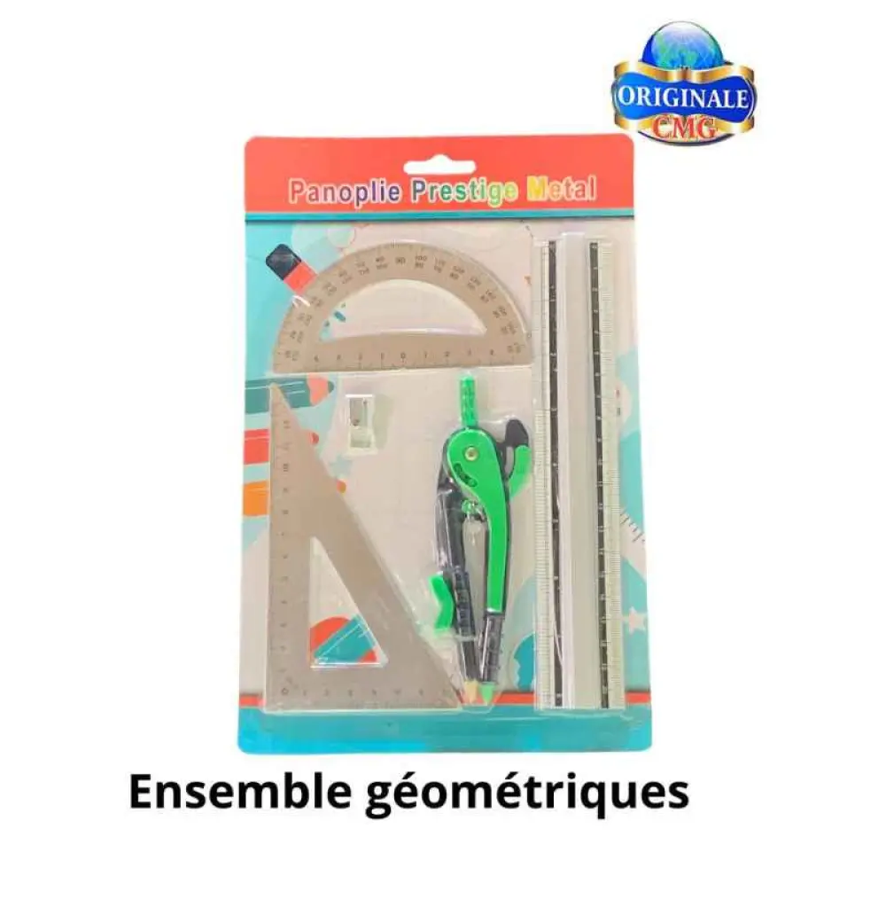 Ensemble matériel géométrique Aluminium PM