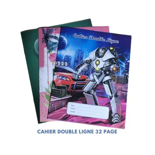 Cahier Double Ligne 32 PAGES