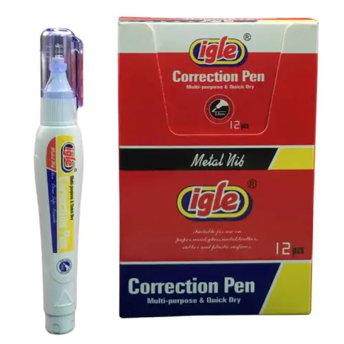 PQT Blanco, Effaceur, Stylo correcteur blanc Igle x 12 pcs