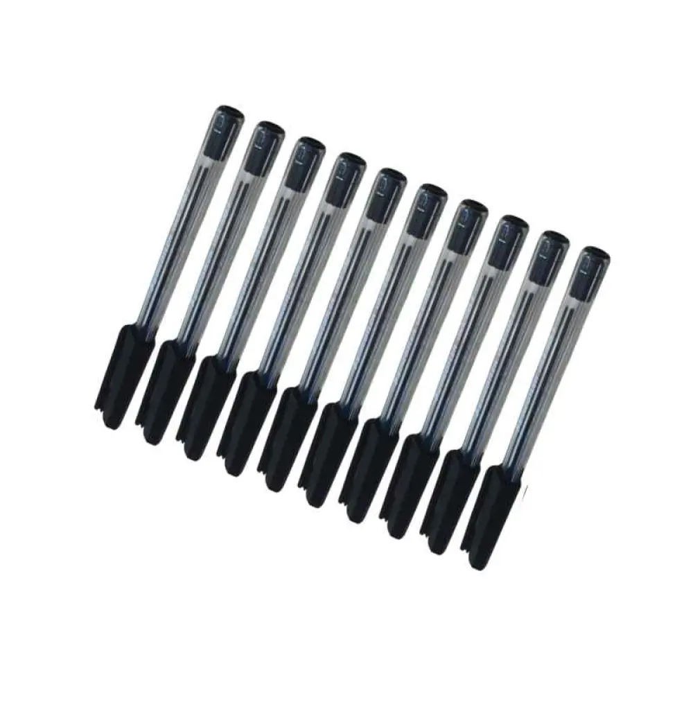 Stylo à bille noir 10 pièces