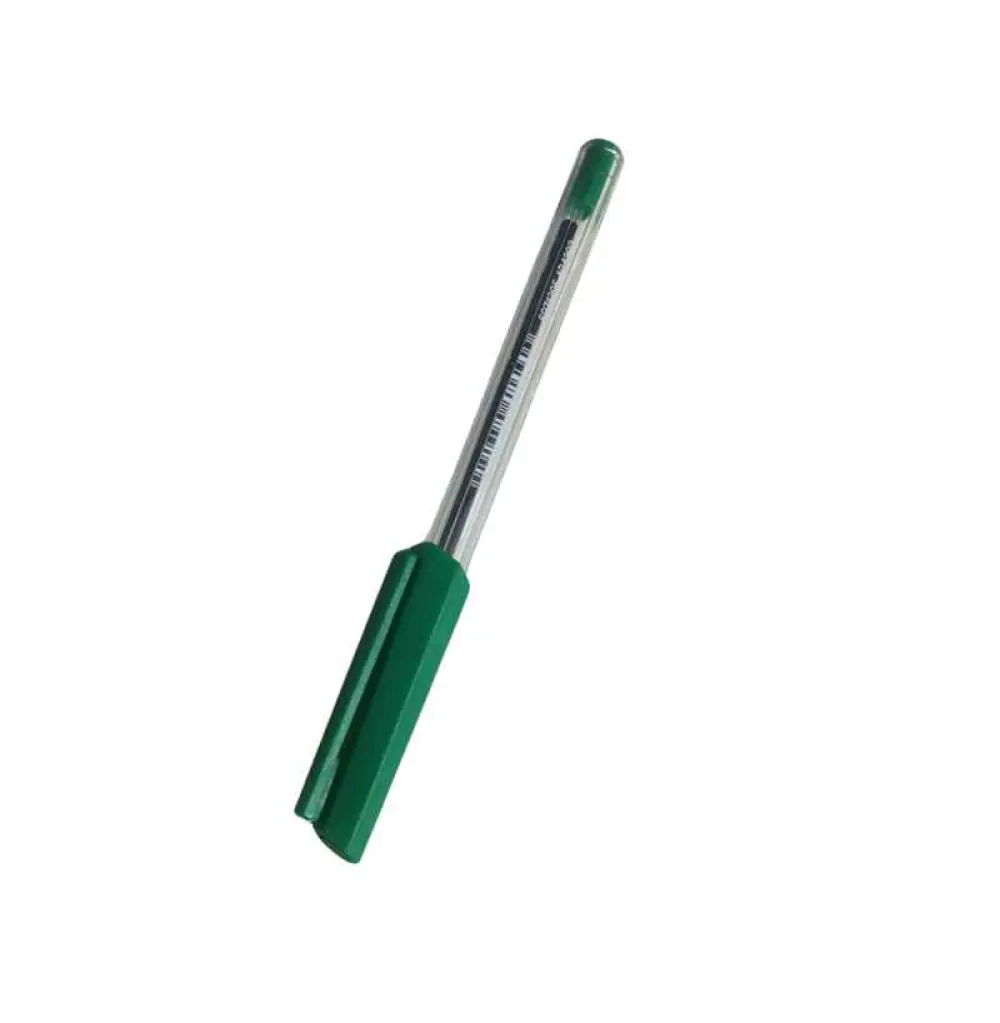 Stylo à bille vert 10 pièces