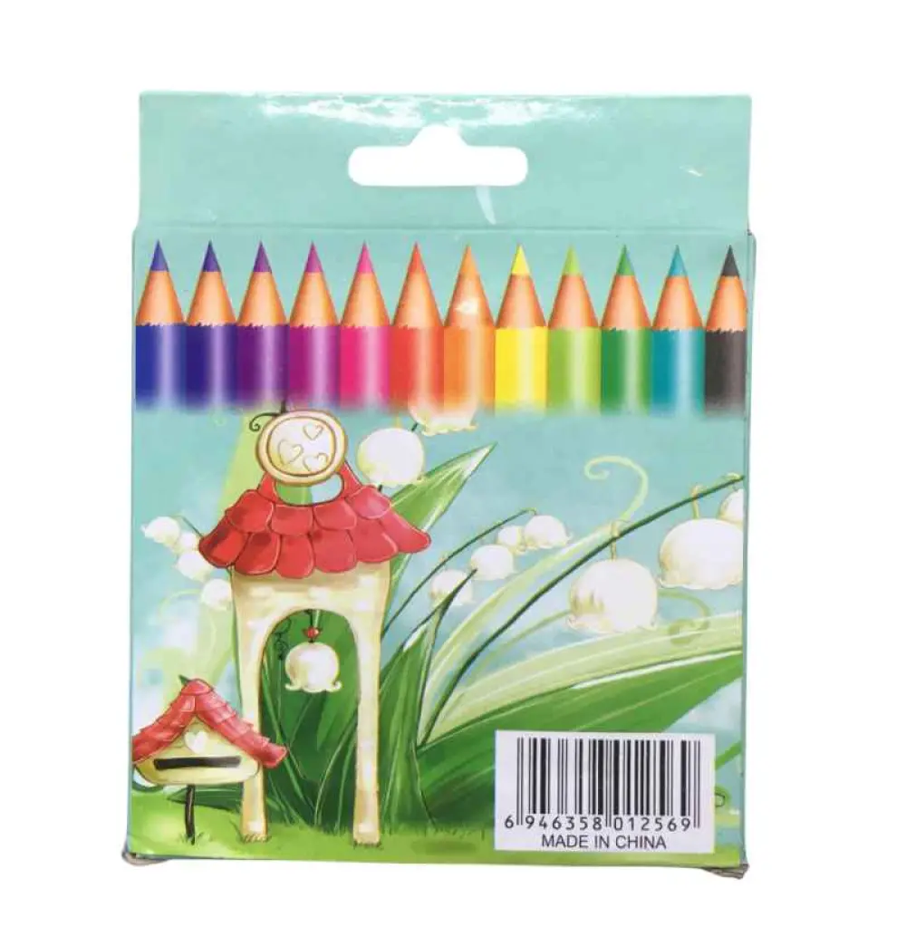 Crayons de couleur 12 pcs