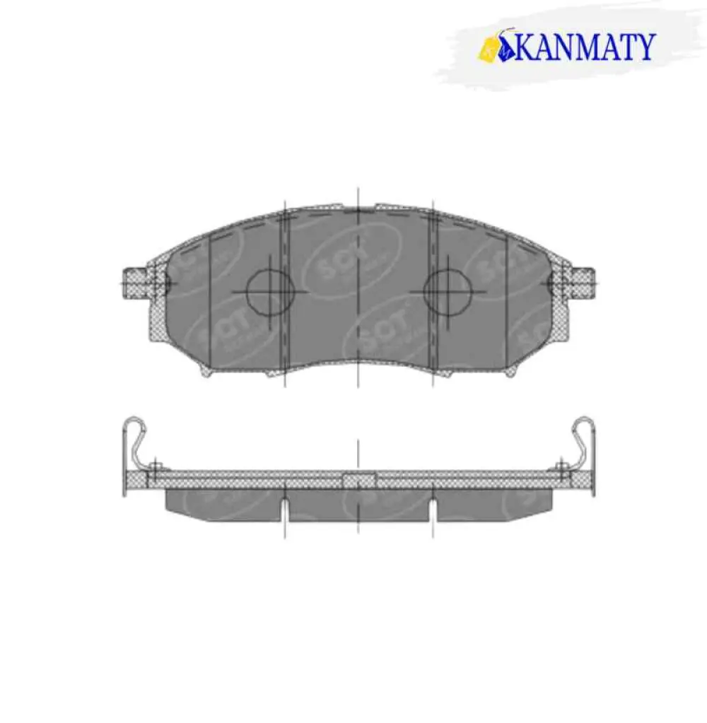 Jeu de plaquettes de frein SCT SP 390, frein à disque avant SOMME NISSAN Murano 2,5 4x4; 4036021203904; 2650 22; 41060 EG090