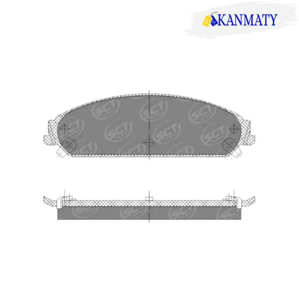 Jeu de plaquettes de frein SCT SP 694 , frein à disque avant BOSCH CHRYSLER 300 °C 2.7 2007-2010 4036021216942