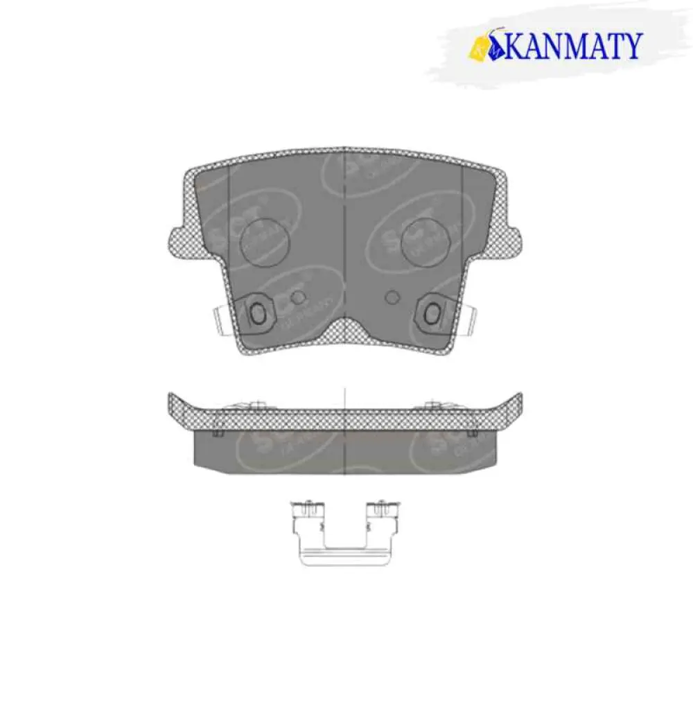 Jeu de plaquettes de frein SCT SP 464 , frein à disque arrière Ind.4 CHRYSLER 300 °C 3.5 3,5 CSP 2010-2012 4036021004648