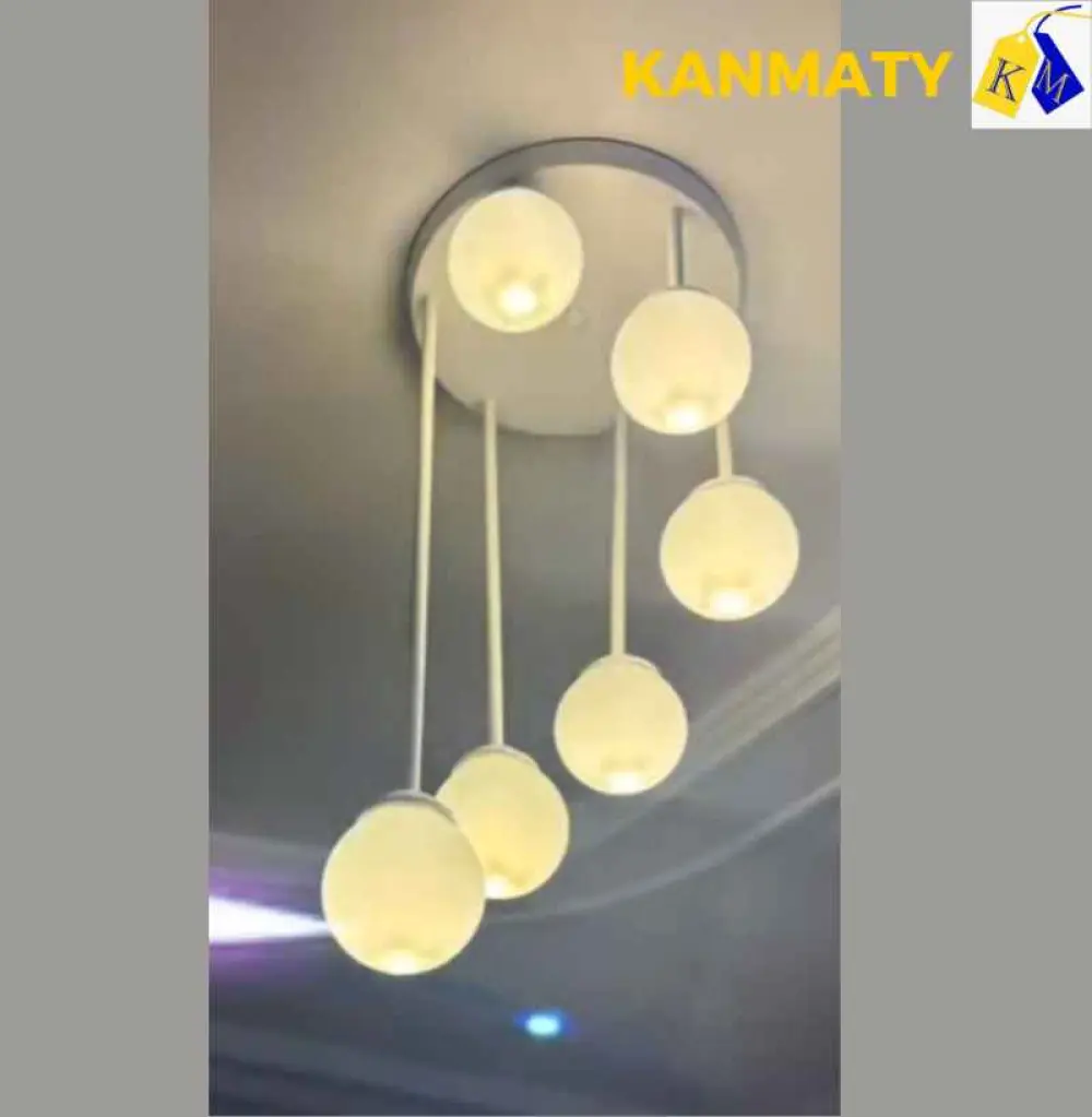 Lampe duplex lustre moderne pour éclairage intérieur