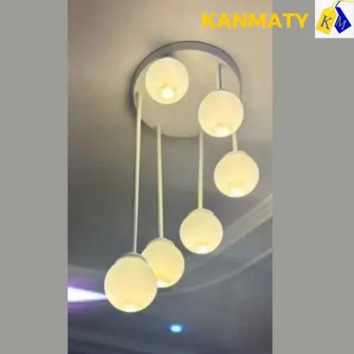 Lampe duplex lustre moderne pour éclairage intérieur