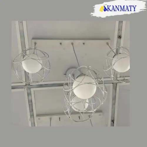 Lampe duplex lustre moderne pour éclairage intérieur