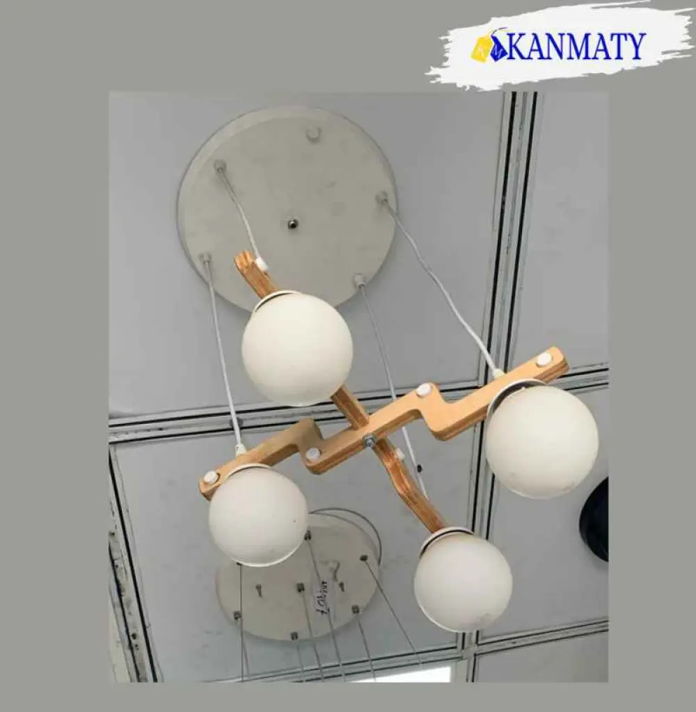 Lampe duplex lustre moderne pour éclairage intérieur