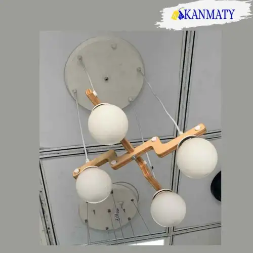 Lampe duplex lustre moderne pour éclairage intérieur