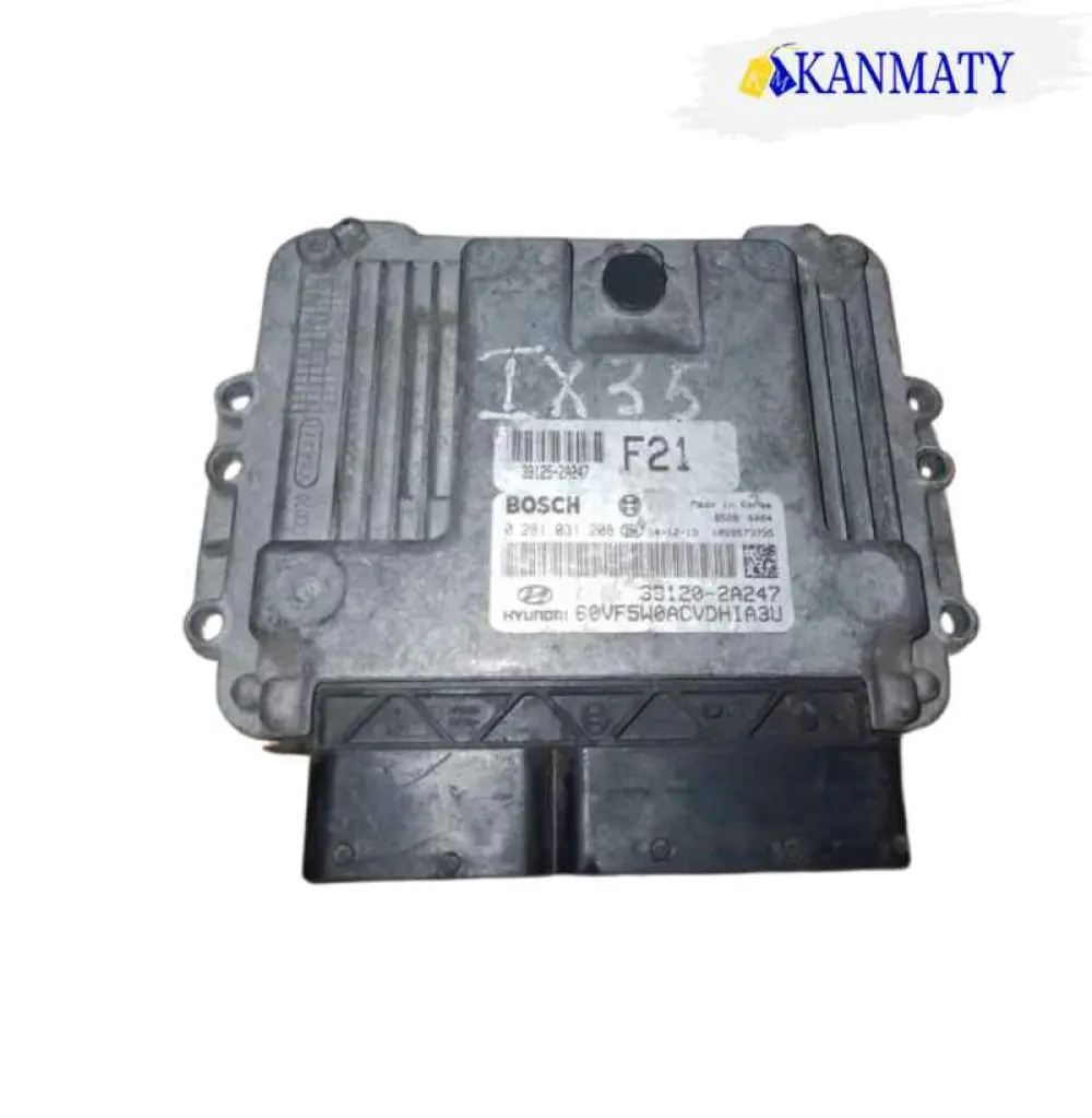 Hyundai I30 2007-2011 Calculateur moteur Hyundai I30 2007-2011 ECM ECU 39125-2A247 39120-2A247 0281031208 F21 BOSCH