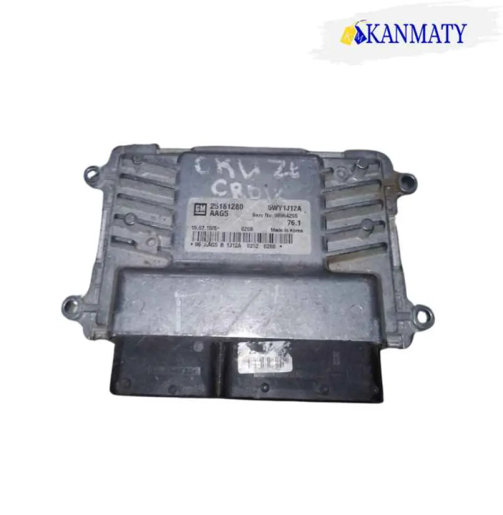 Chevrolet Cruze 2009-2010 1.8L Calculateur moteur Chevrolet Cruze 2009-2010 1.8L ECM ECU 25181280 96964295 5WY1J12A AAG5 GM