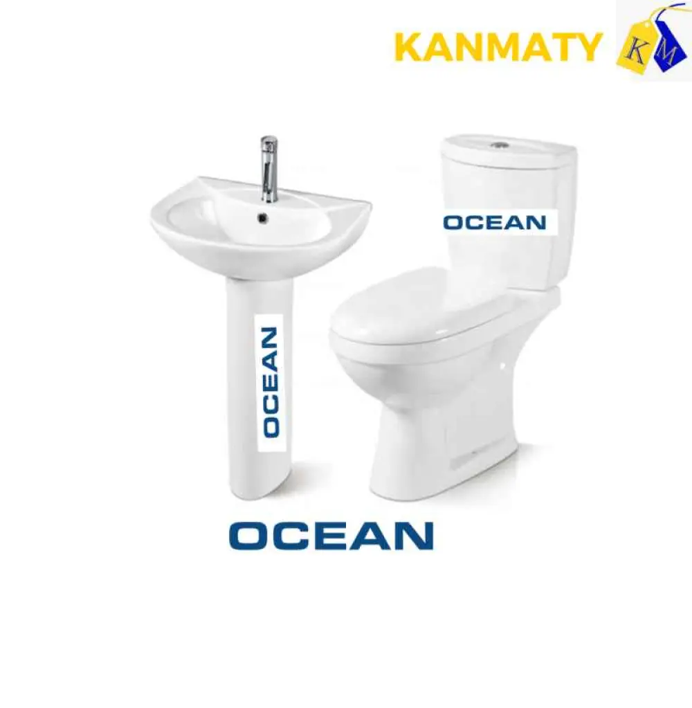 Chaise anglaise ocean complet WC+ reservoir avec mécanisme Lavabo + robinet