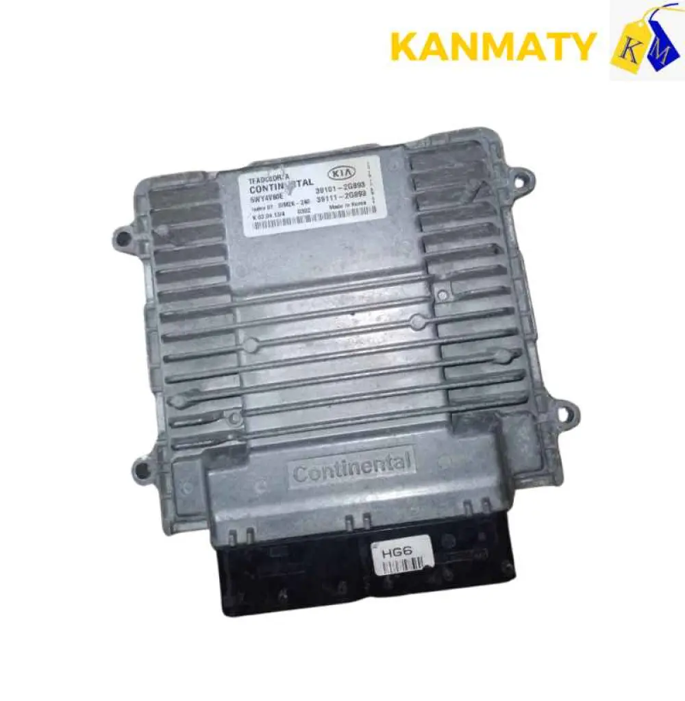 Calculateur moteur KIA Optima 2011-2013 2.0L ECM ECU OEM 39101-2G893 39111-2G893 5WY4V60E SIM2K-240 Continental