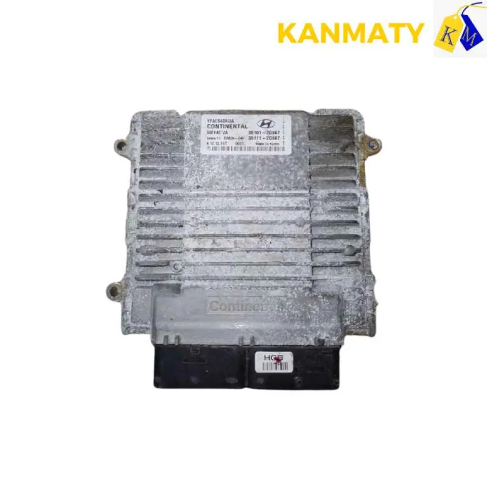 Calculateur moteur Hyundai Sonata 2009-2014 2.4L ECU ECM OEM 39101-2G667 39111-2G667 5WY4E72A SIM2K-240 Continental