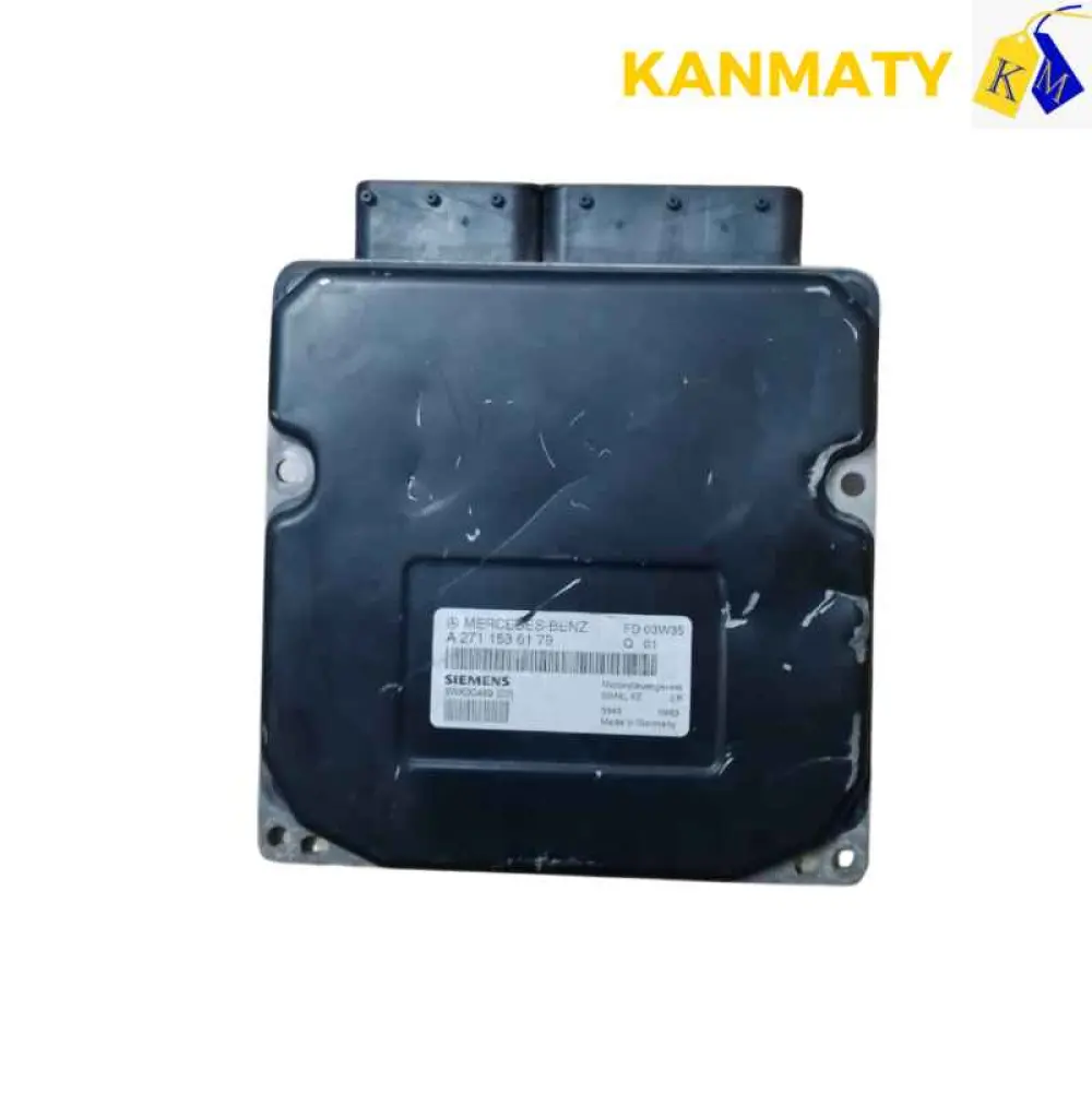 Mercedes-Benz W211 CLASSE C C200 C Klass 203 2003-2004 ECU ECM 5WK90489 (02) A 271 153 61 79 A2711536179 SIM4L KE SIEMENS Calculateur moteur 