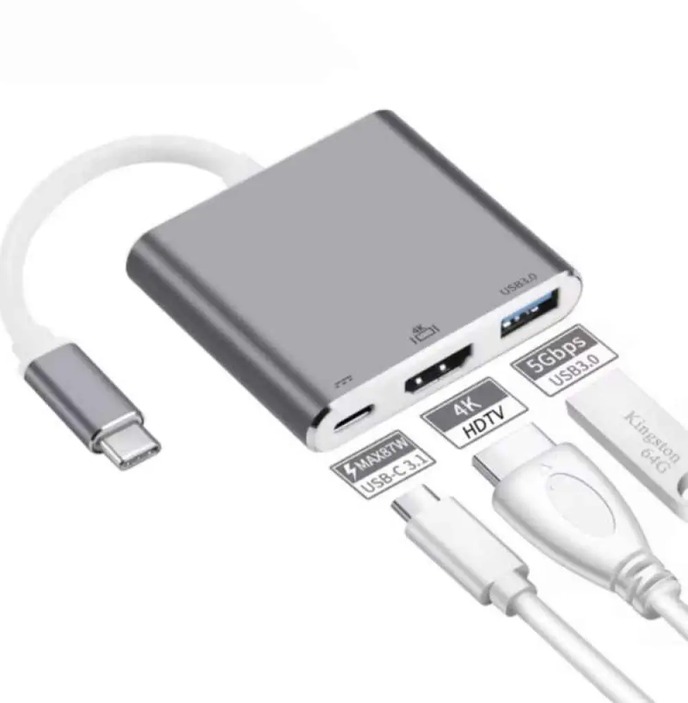 Convertisseur Type-C R SCAR RS-TCHD3IN1