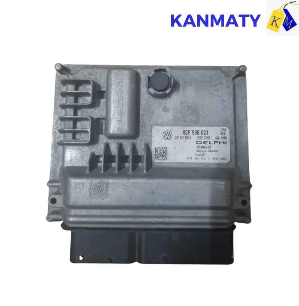 VOLKSWAGEN POLO 6R IBIZA FABIA 2011 1.2 TDI ECU ECM OEM 03P 906 021 03P 907 425 A 28306738 DCM3.7 DELPHI
