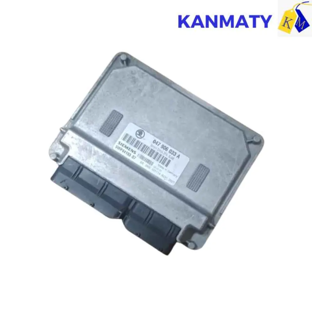 SKODA FABIA 2001 1.4 MPI ECU ECM OEM 047 906 033 A 5WP44193 07 BENZIN SIMOS 3PA SJ48 SIEMENS Calculateur moteur 