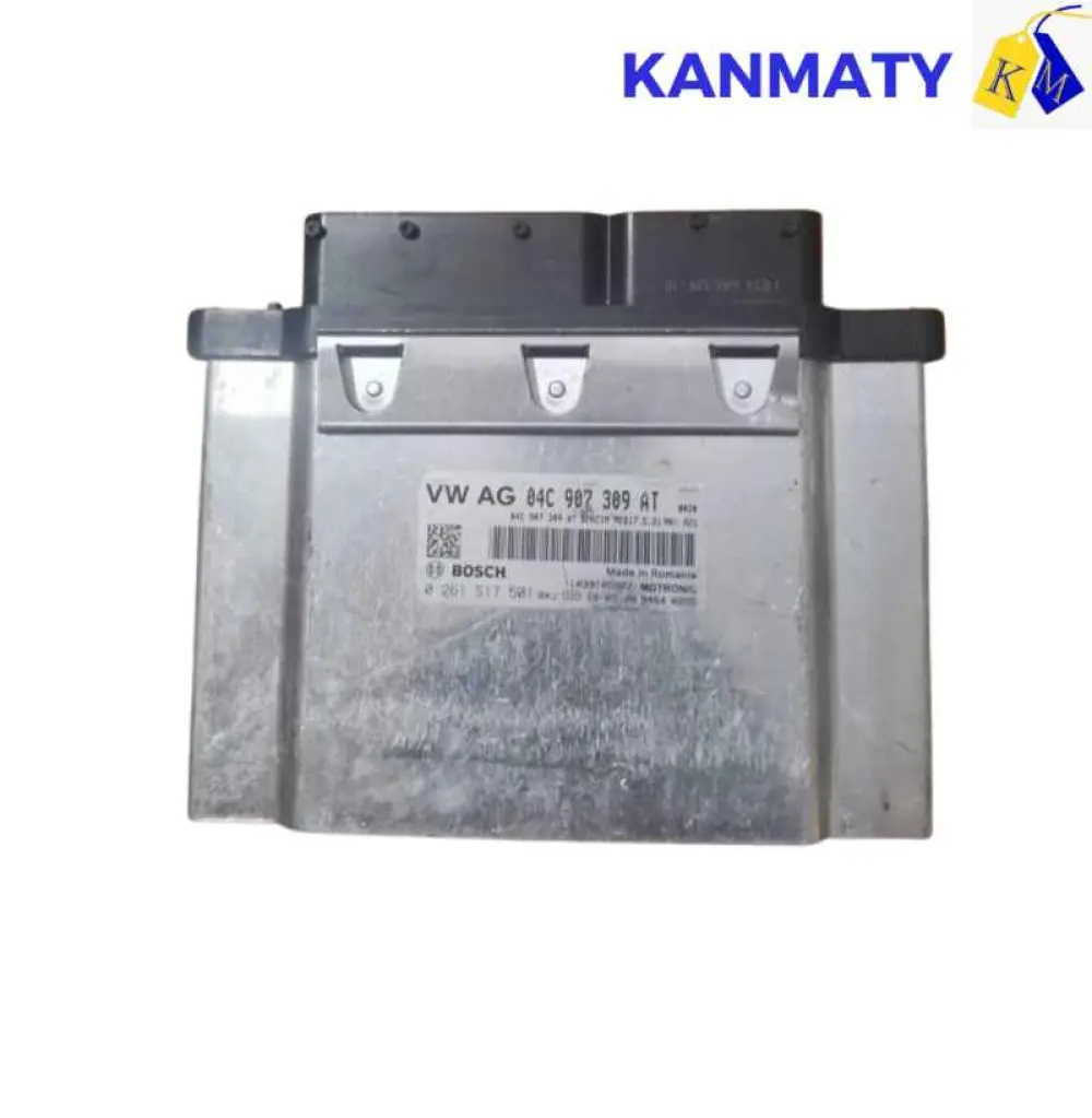 VOLKSWAGEN Polo 2017-2018 1.0 LTR ECU ECM OEM VW AG 0261S17501 0 261 S17 501 04C907309AT 04C 907 309 AT MED17.5.21 MED 17.5.21 BOSC Calculateur moteur H 