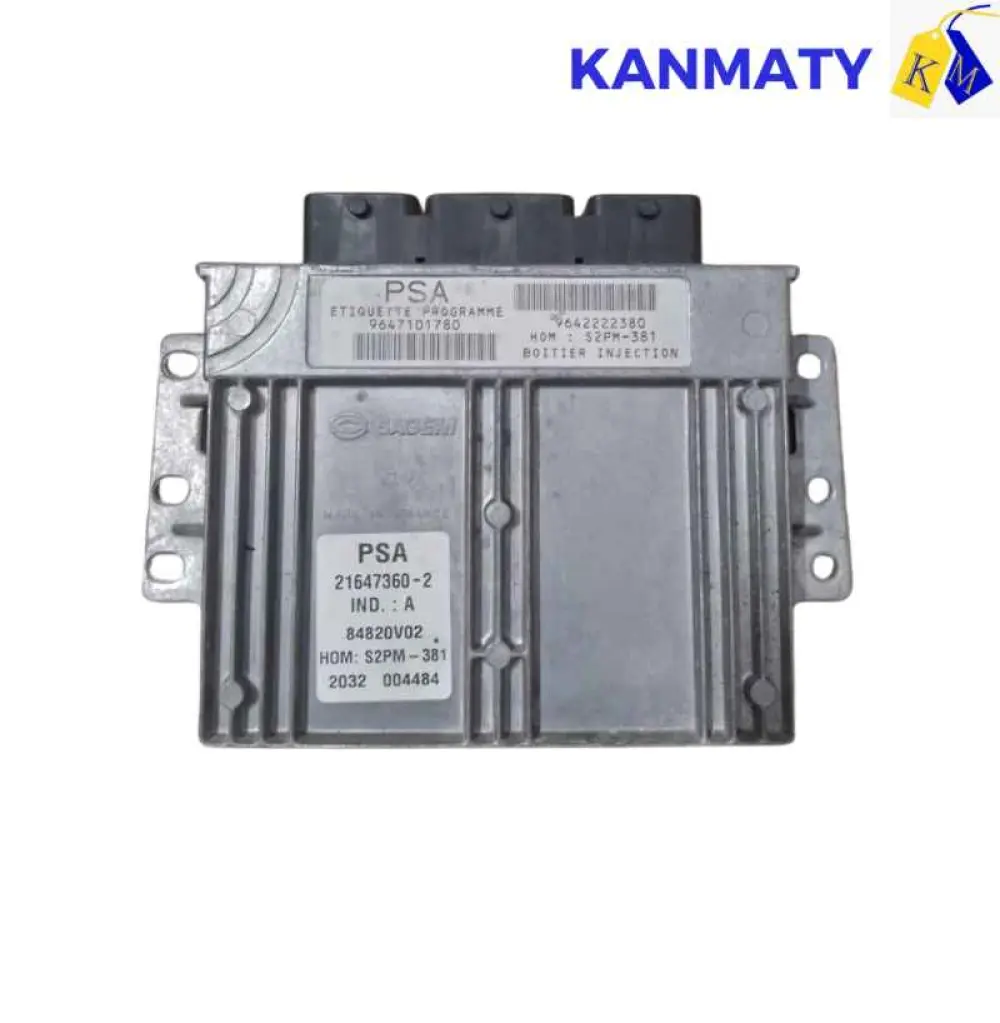 Peugeot Citroen 2003 1.4 ECU ECM OEM S2PM-381 PSA 964710101780 9642222380 PSA 21647360-2 Calculateur moteur 