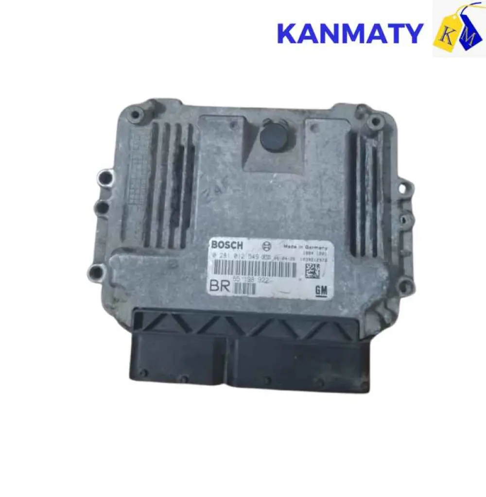 OPEL ZAFIRA 2006 1.9 CDTI ECU ECM OEM 0 281 012 549 0281012549 GM 55 198 922 BR 55198922 BR EDC16C9 BOSCH Calculateur moteur 