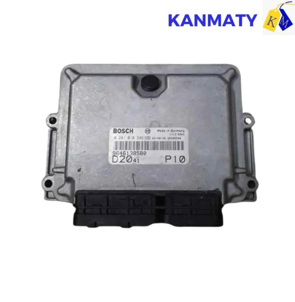 CITROEN JUMPER PEUGEOT BOXER 2002 2.0 HDI ECU ECM OEM 0 281 010 346 9646138580 D2041 P10 EDC15C7 BOSCH Calculateur moteur 