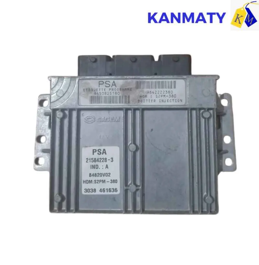 Citroen C2 C3 1.4 HDI ECU ECM OEM PSA 9650825180 9642222380 PSA 21584228-3 A S2PM-380 SAGEMCalculateur moteur  