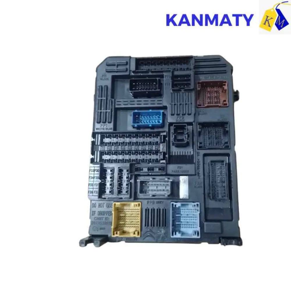 Boîte à fusible Peugeot Citroen Module BSI 2017-2023 1.6 Blue HDi ECU ECM OEM BSI-EL3-CEM00 9819851280 – 00 28531931 DELPHI