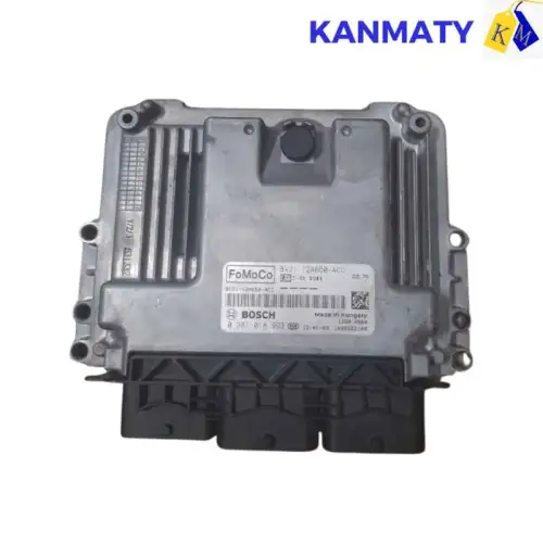 FORD FIESTA 2012 1.4 TDCI ECU ECM OEM EDC17C10 0 281 018 993, BV21-12A650-ACC 0281018993 BOSCH Calculateur moteur