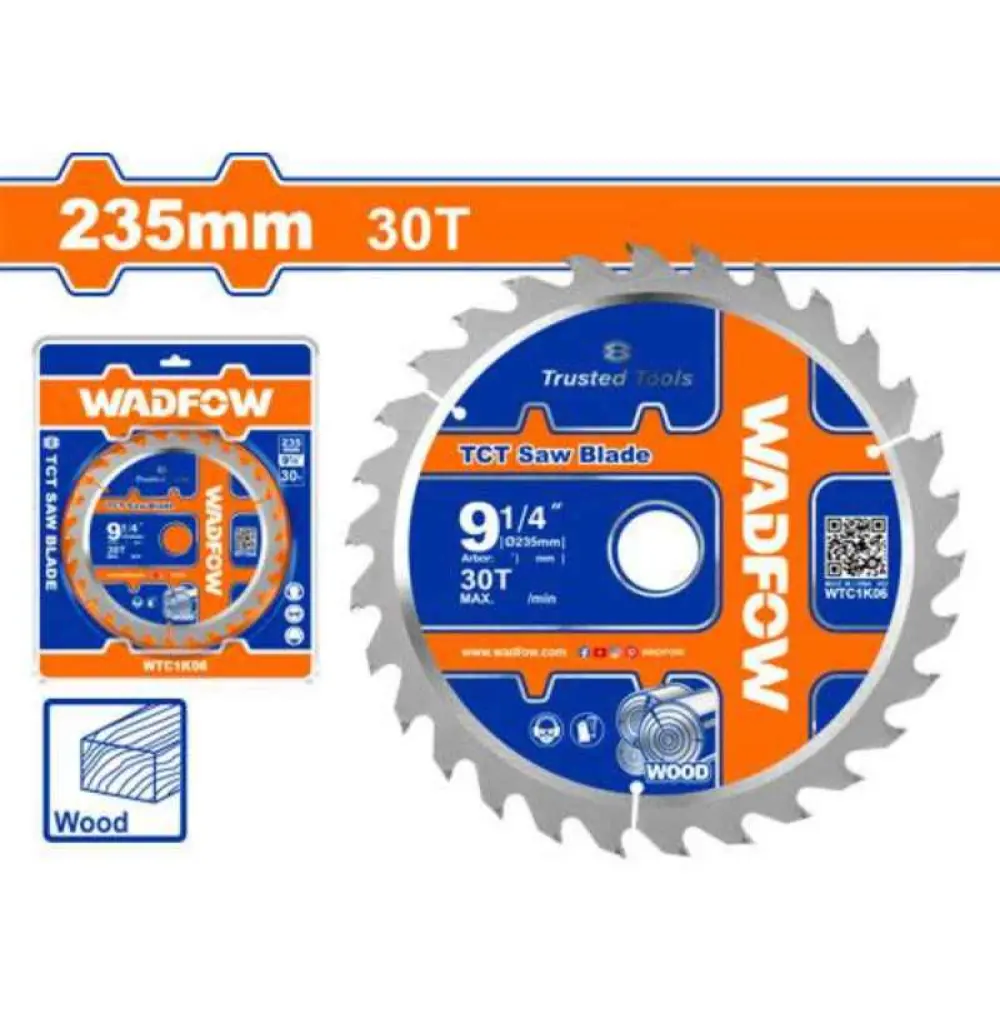 WTC1K06 Lame de scie TCT,235mm, 30T