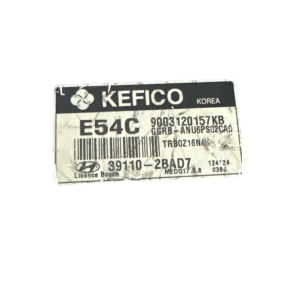 Calculateur moteur pour Hyundai Accent ECM ECU, 2012-2014  OEM 30110-2BAD7/ 9003120157KB E54C