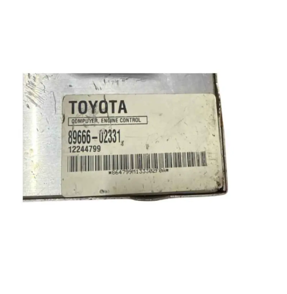 Toyota Corolla 2003-2004 1.8L ECU ECM OEM 89666-02331 12244799 / 2802F0A Calculateur moteur  