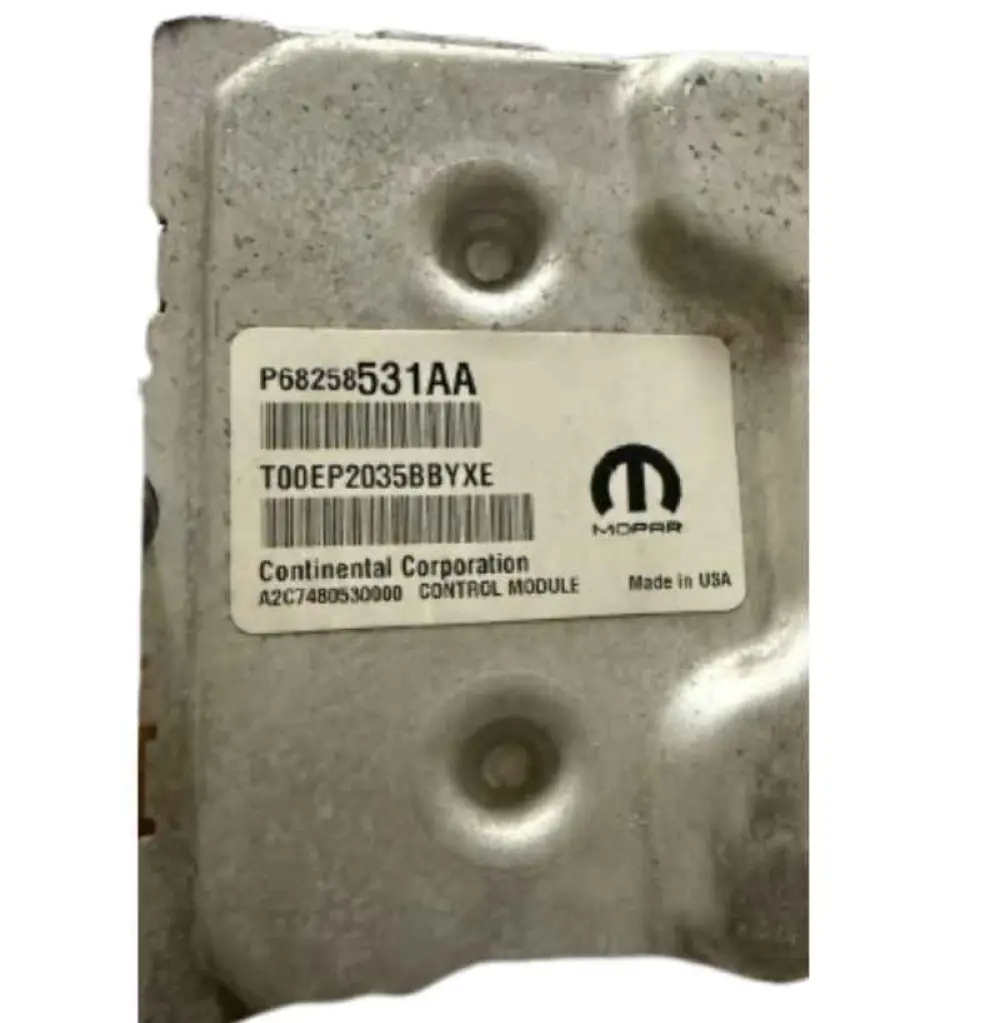 Chrysler 200 2016-2017 P68258531AA Ordinateur de bord Contrôle moteur ECU ECM Module EBX A2C7480530000 CONTINENTALCalculateur moteur 