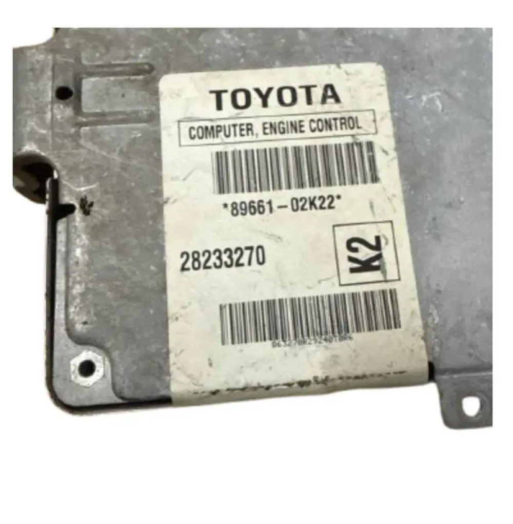 Toyota Corolla 2007 89661-02K22 1,8 L K2, Calculateur moteur 