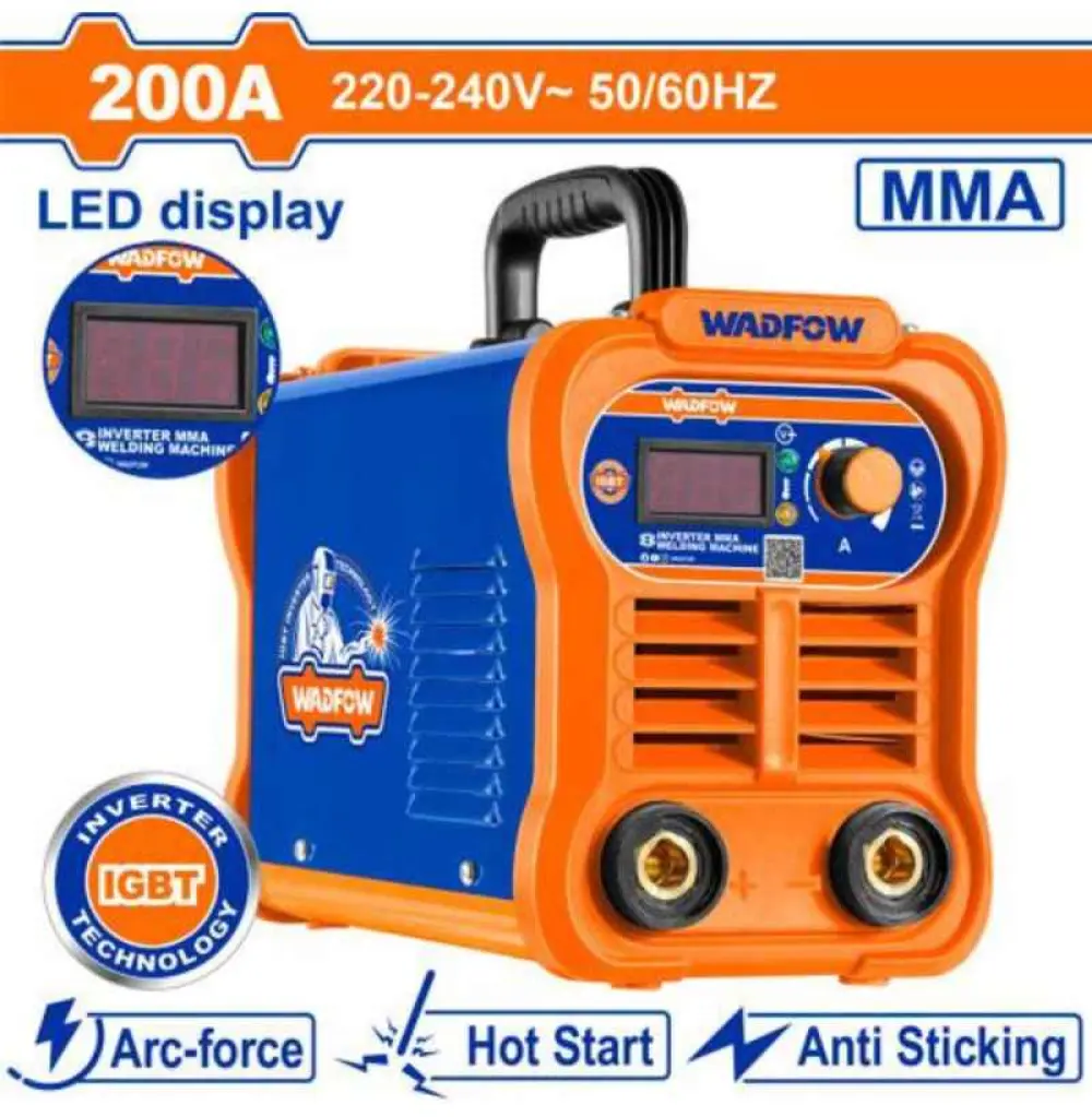 WWD32001 Poste À Souder Onduleur MMA, Tension d'entrée : 1 ~ 220-240 V Fréquence : 50/60 Hz