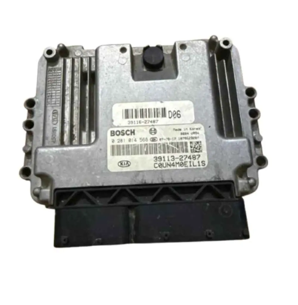 KIA CARENS 2.0 CRDI BOSCH 0 281 014 568, 39113-27487, D06, CALCULATEUR MOTEUR 
