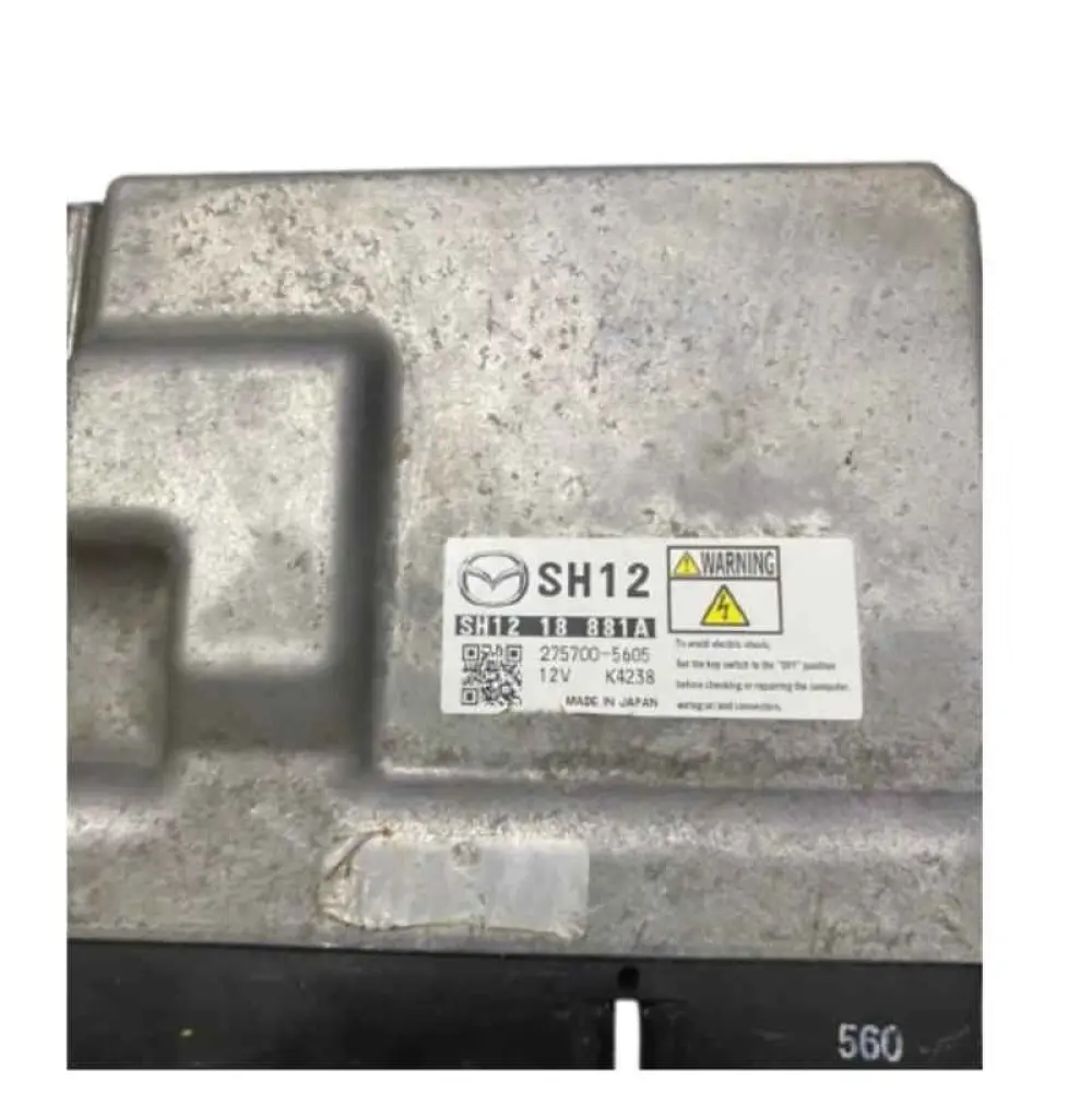 Diesel Mazda 3 2013-2018 2.2 ECU 275700-5605 SH12 18 881A K4238, Calculateur moteur 