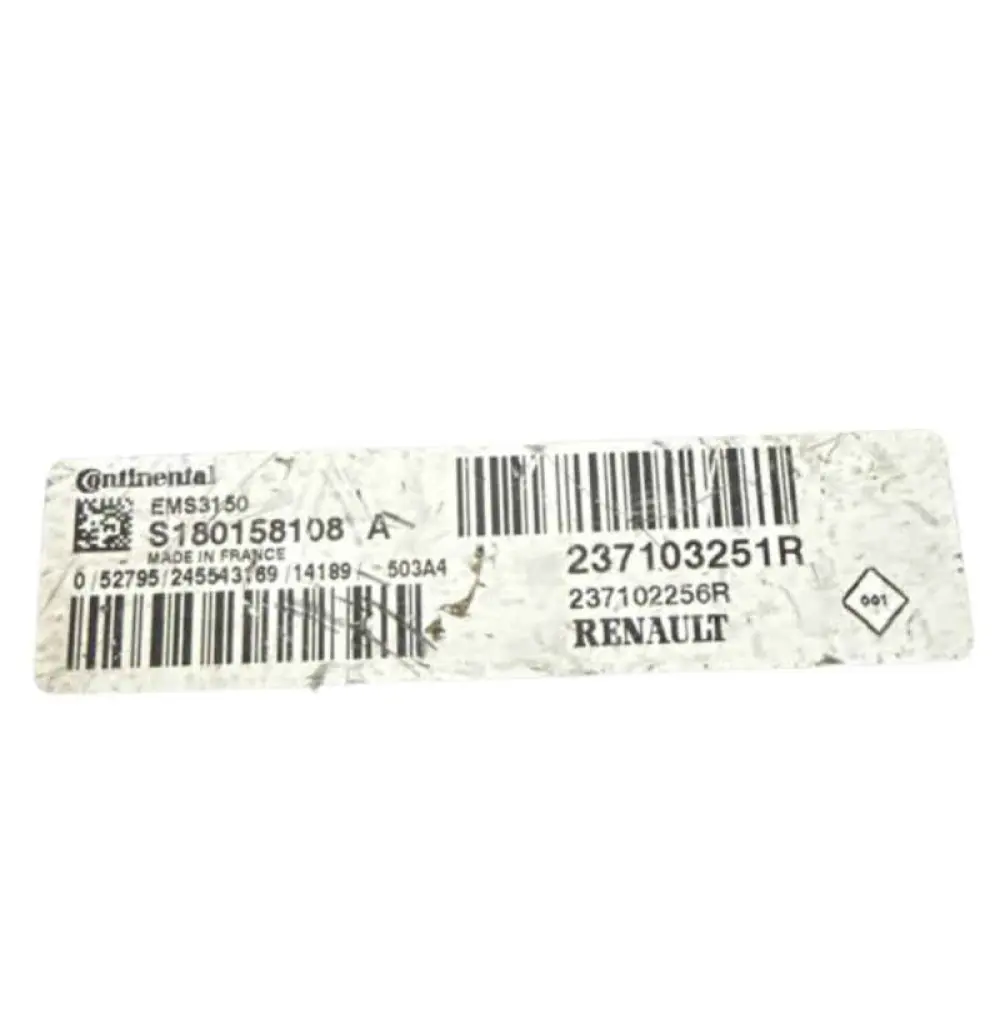 Renault Megane III Berline 2012-2014 S180158108 A / 237103251R / CONTINENTAL, Calculateur moteur 