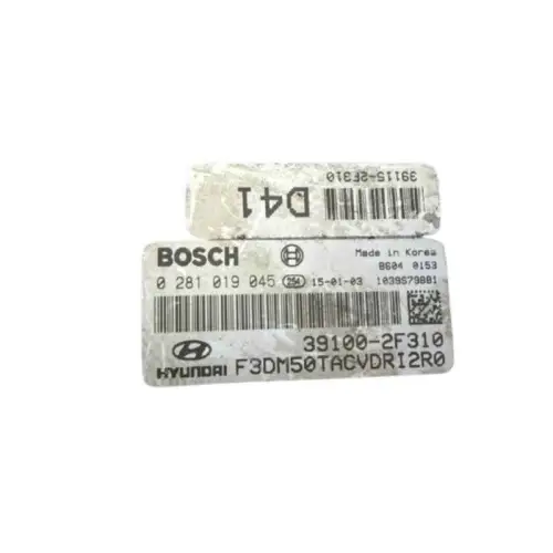 HYUNDAI SANTA FE 2.2D 39100-2F310 0281019045 D41 BOSCH Calculateur moteur