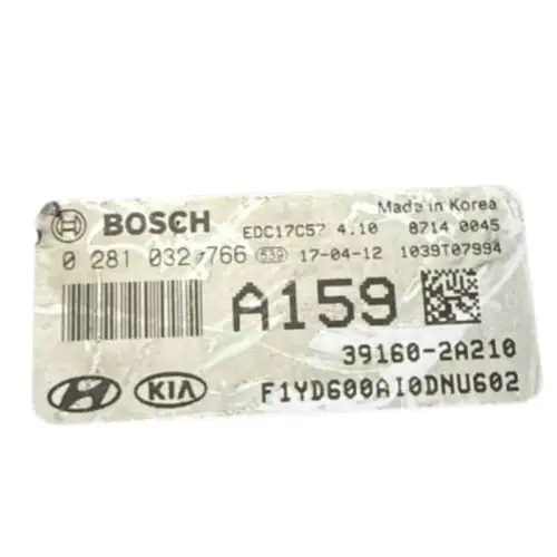 Calculateur moteur KIA K3 2014-2018 391602A210 , 0281032766 A159 BOSCH