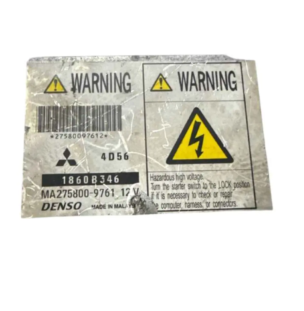MITSUBISHI L200 2011-2013 ECU ECM OEM MA275800-9761 1860B346 27580097612 4056 DENSO, Calculateur moteur
