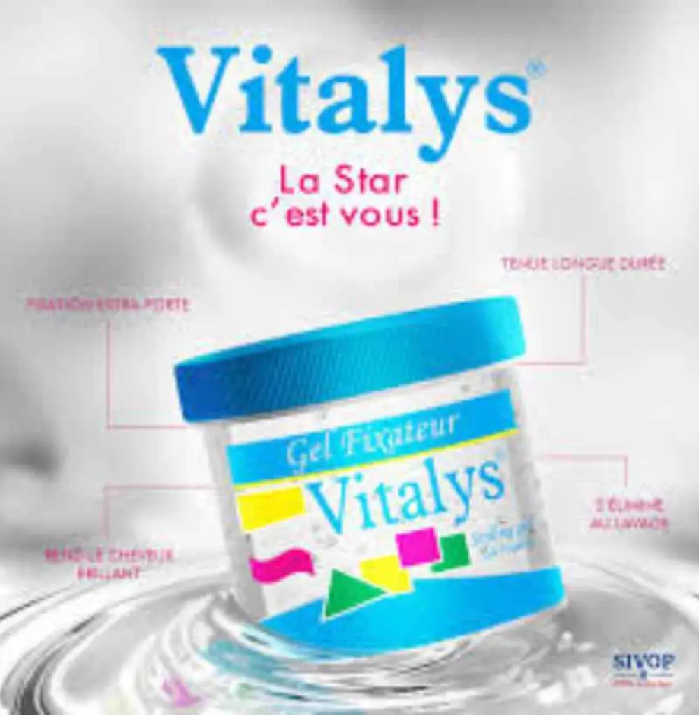 Vitalys Gel Fixateur Transparent – 120ML, 6PCS  PM